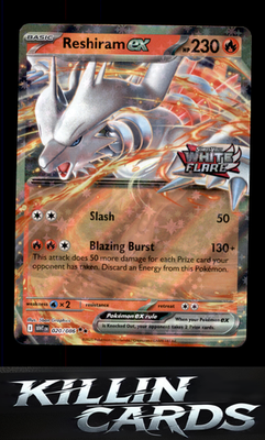 Reshiram ex (White Flare Stamped) 020/086 Pokemon Double Rare Miscellaneous Card