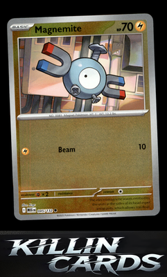 Reverse Holofoil Magnemite 045/132 Pokemon Common ME01: Mega Evolution Card NM