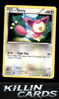 Skitty 109/135 Pokemon Common Plasma Storm Card NM