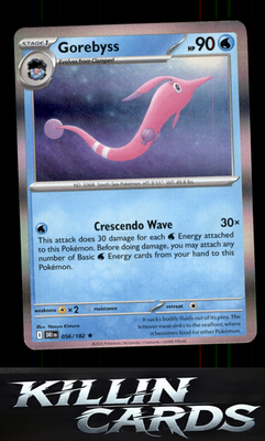 Gorebyss 056/182 Pokemon Rare SV10: Destined Rivals Card NM