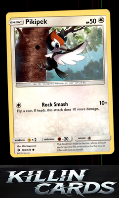 Pikipek 106/149 Pokemon Common SM Base Set Card NM