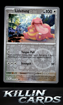 Reverse Holofoil Lickitung - 124/162 124/162 Pokemon Common SV05: Temporal Force