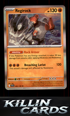 Regirock 082/159 Pokemon Rare SV09: Journey Together Card NM
