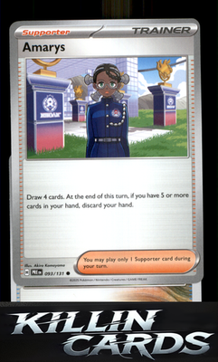 Amarys - 093/131 093/131 Pokemon Common SV: Prismatic Evolutions Card NM