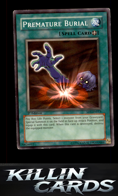 1st Edition Premature Burial SD1-EN013 YuGiOh Common Structure Deck: Dragon's Ro