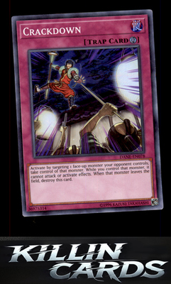 Crackdown DANE-EN078 YuGiOh Super Rare Dark Neostorm Card NM