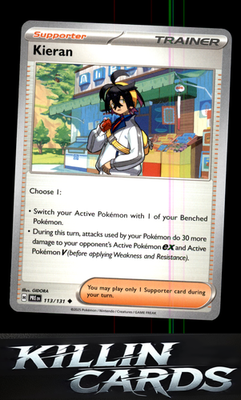 Kieran - 113/131 113/131 Pokemon Uncommon SV: Prismatic Evolutions Card NM