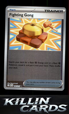 Reverse Holofoil Fighting Gong 187/217 Pokemon Uncommon ME: Ascended Heroes Card