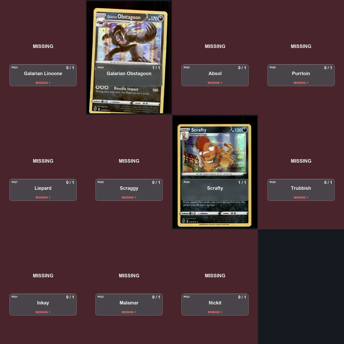 Pokemon TCG Champion's Path C/UC/R Standard Set 29 Cards