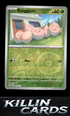 Reverse Holofoil Exeggcute 001/131 Pokemon Common SV: Prismatic Evolutions Card
