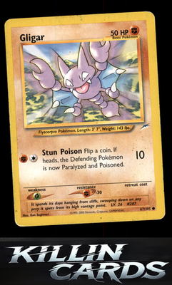 Gligar 067/105 Pokemon Common Neo Destiny Card LP