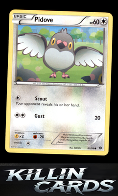 Pidove 83/99 Pokemon Common Next Destinies Card NM