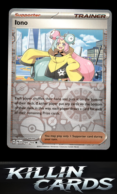Reverse Holofoil Iono - 185/193 185/193 Pokemon Uncommon SV02: Paldea Evolved Ca
