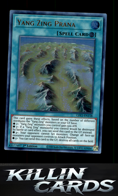 1st Edition Yang Zing Prana GFP2-EN158 YuGiOh Ultra Rare Ghosts From the Past: T
