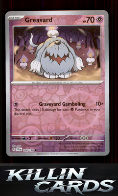 Reverse Holofoil Greavard - 104/198 104/198 Pokemon Common SV01: Scarlet & Viole