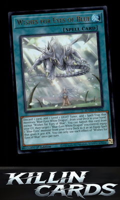 1st Edition Wishes for Eyes of Blue SDWD-EN042 YuGiOh Ultra Rare Structure Deck: