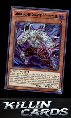 Gruesome Grave Squirmer OP27-EN007 YuGiOh Super Rare OTS Tournament Pack 27 Card