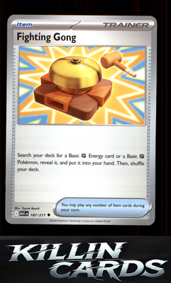 Fighting Gong 187/217 Pokemon Uncommon ME: Ascended Heroes Card NM