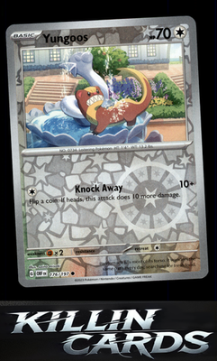 Reverse Holofoil Yungoos 176/197 Pokemon Common SV03: Obsidian Flames Card NM