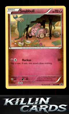 Snubbull 68/124 Pokemon Common XY - Fates Collide Card LP