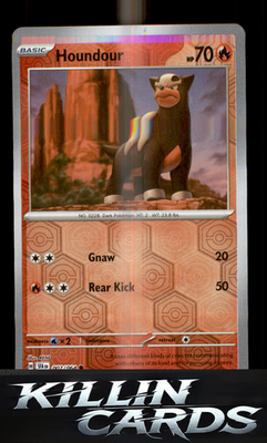 Reverse Holofoil Houndour 007/064 Pokemon Common SV: Shrouded Fable Card NM