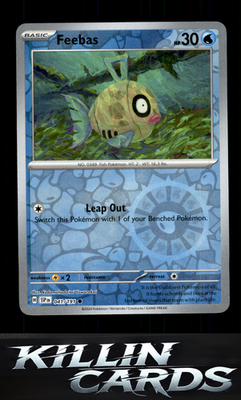 Reverse Holofoil Feebas - 041/191 041/191 Pokemon Common SV08: Surging Sparks Ca