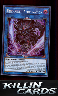 Unchained Abomination OP22-EN006 YuGiOh Super Rare OTS Tournament Pack 22 Card N