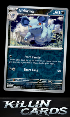 Nidorina 030/165 Pokemon Uncommon SV: Scarlet & Violet 151 Card NM