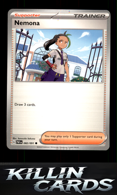 Nemona - 082/091 082/091 Pokemon Common SV: Paldean Fates Card LP