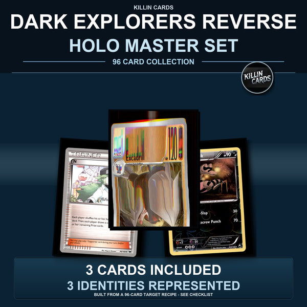 Pokemon TCG Dark Explorers Reverse Holo Master Set 3 Reverse Holo Card