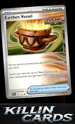 Earthen Vessel 106/131 Pokemon Uncommon SV: Prismatic Evolutions Card NM