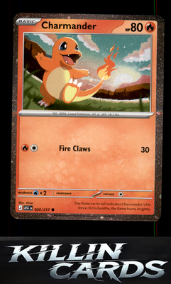 Charmander 020/217 Pokemon Common ME: Ascended Heroes Card NM
