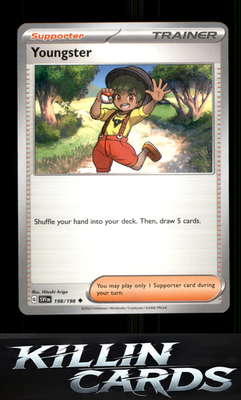 Youngster 198/198 Pokemon Uncommon SV01: Scarlet & Violet Base Set Card NM