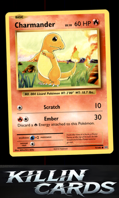 Charmander 9/108 Pokemon Common XY - Evolutions Card LP