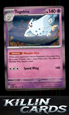 Togekiss - 082/217 082/217 Pokemon Rare ME: Ascended Heroes Card NM