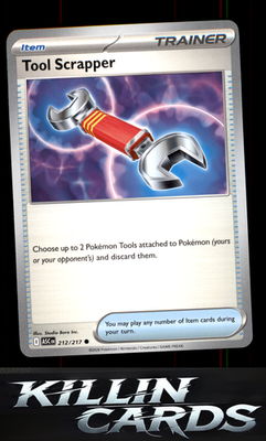 Tool Scrapper 212/217 Pokemon Common ME: Ascended Heroes Card NM