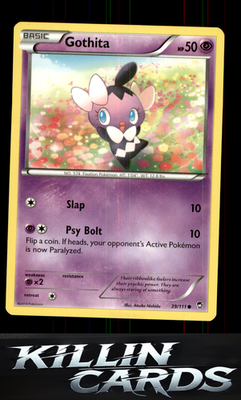 Gothita 39/111 Pokemon Common XY - Furious Fists Card NM