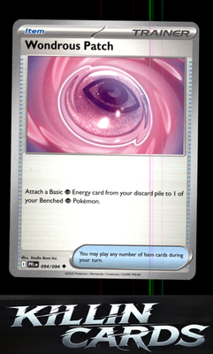 Wondrous Patch 094/094 Pokemon Uncommon ME02: Phantasmal Flames Card NM