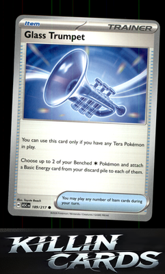 Glass Trumpet - 189/217 189/217 Pokemon Common ME: Ascended Heroes Card NM