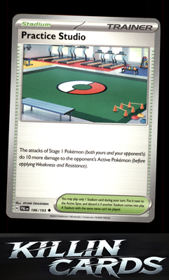 Practice Studio 186/193 Pokemon Uncommon SV02: Paldea Evolved Card NM