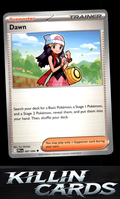 Dawn 087/094 Pokemon Uncommon ME02: Phantasmal Flames Card NM