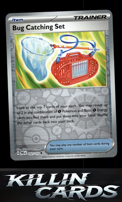 Reverse Holofoil Bug Catching Set 102/131 Pokemon Uncommon SV: Prismatic Evoluti