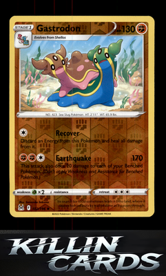 Reverse Holofoil Gastrodon 102/196 Pokemon Uncommon SWSH11: Lost Origin Card NM