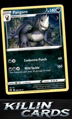 Pangoro 080/159 Pokemon Rare SWSH: Crown Zenith Card NM