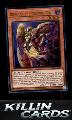 1st Edition The Agent of Destruction - Venus MP23-EN015 YuGiOh Ultra Rare 25th A