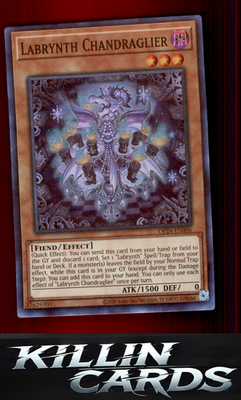 Labrynth Chandraglier OP24-EN006 YuGiOh Super Rare OTS Tournament Pack 24 Card N