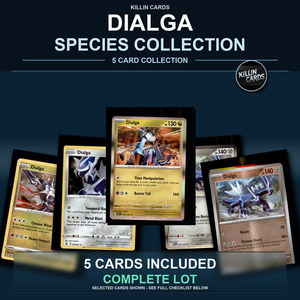 Pokemon TCG Dialga Species Collection 5 Different Cards