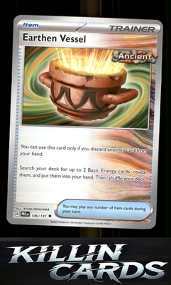 Earthen Vessel 106/131 Pokemon Uncommon SV: Prismatic Evolutions Card NM