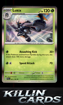 Lokix 021/193 Pokemon Rare SV02: Paldea Evolved Card NM