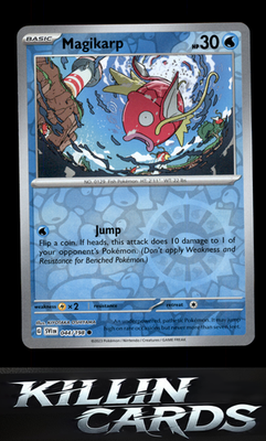 Reverse Holofoil Magikarp 044/198 Pokemon Common SV01: Scarlet & Violet Base Set